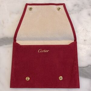 CARTIER Jewelry or Watch Travel Pouch / Dust Bag